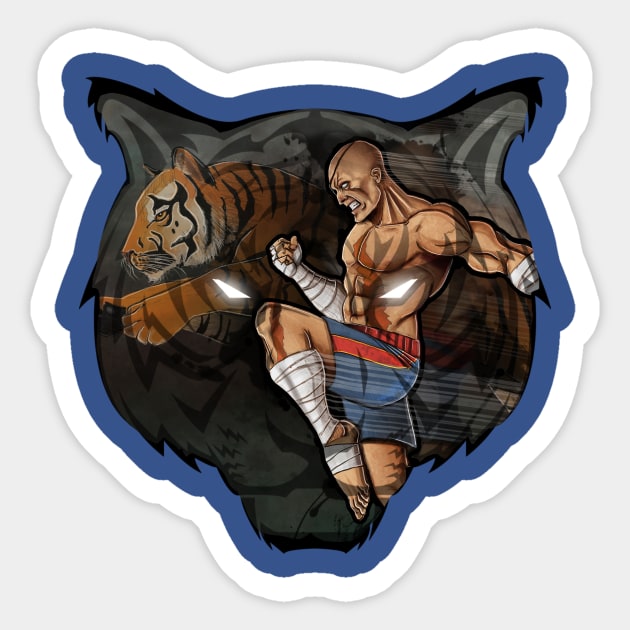 Sagat Sticker by onurbakar